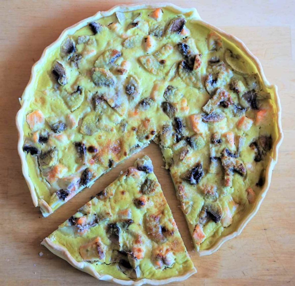 Quiche au saumon poireau recette