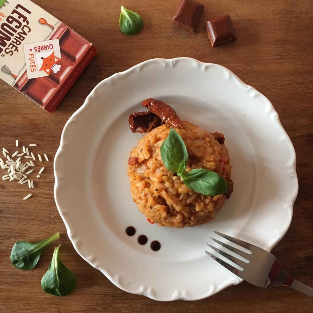 Risotto tomate recette