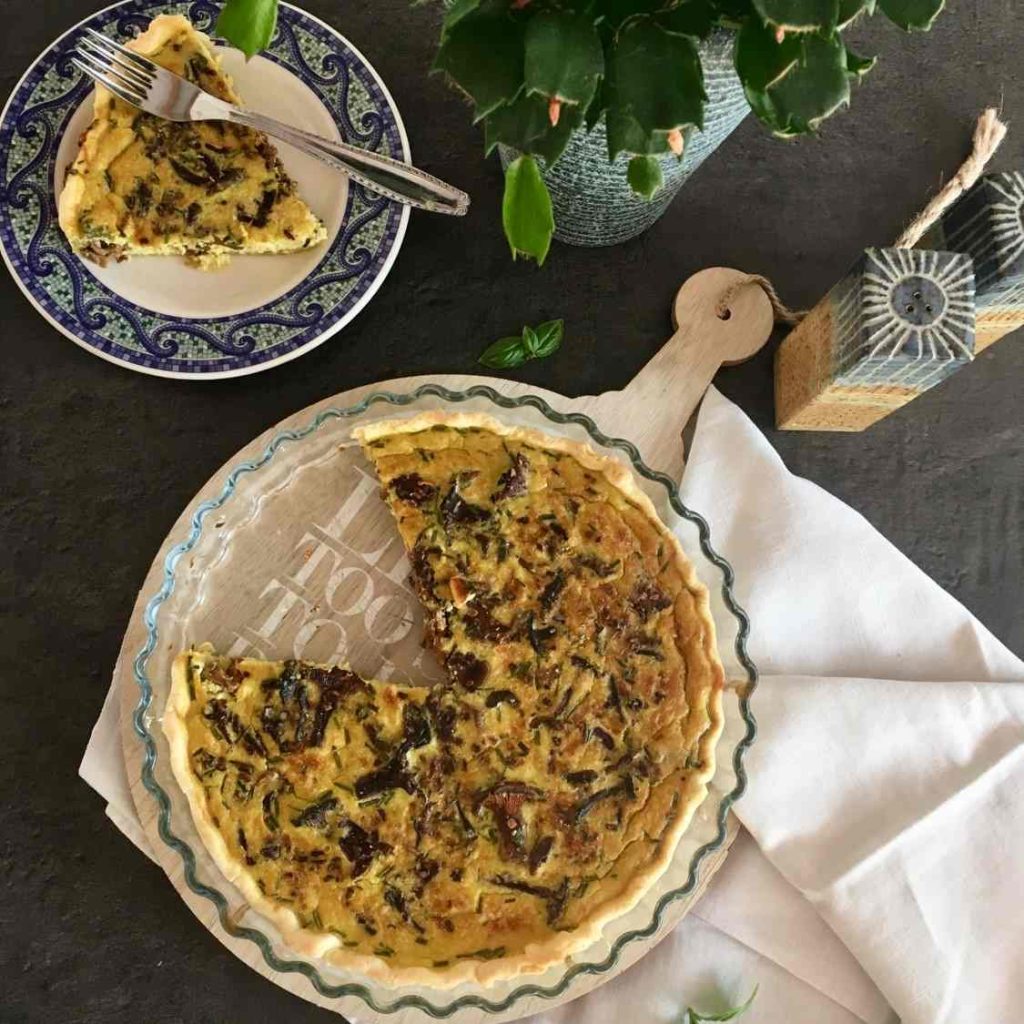 Tartes aux girolles et aux poireaux recette