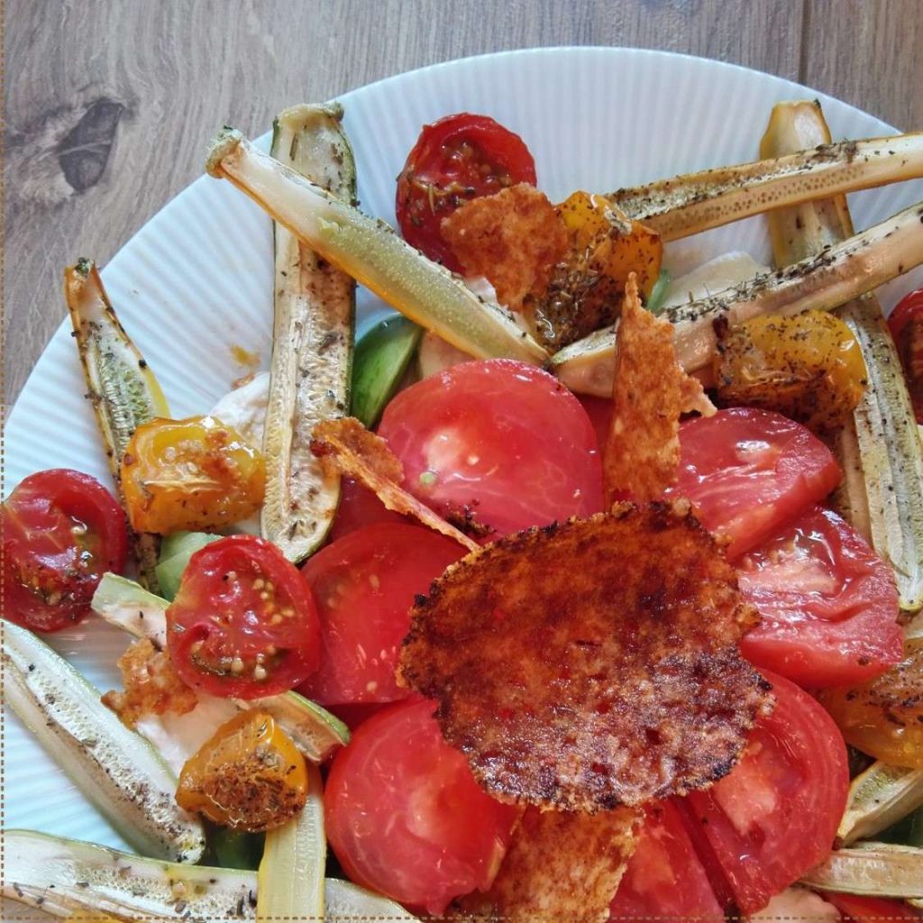tuile tomate parmesan recette
