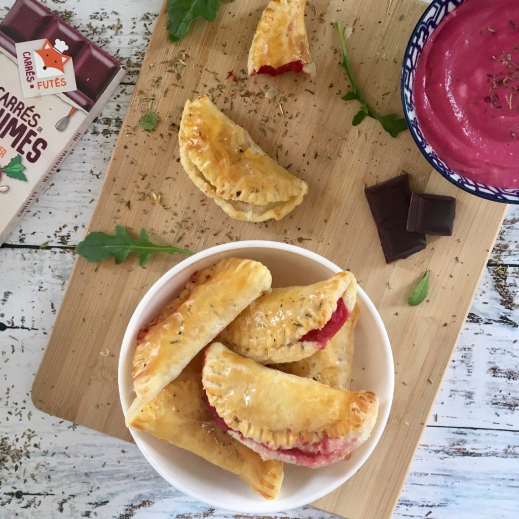 Chaussons betterave chèvre recette