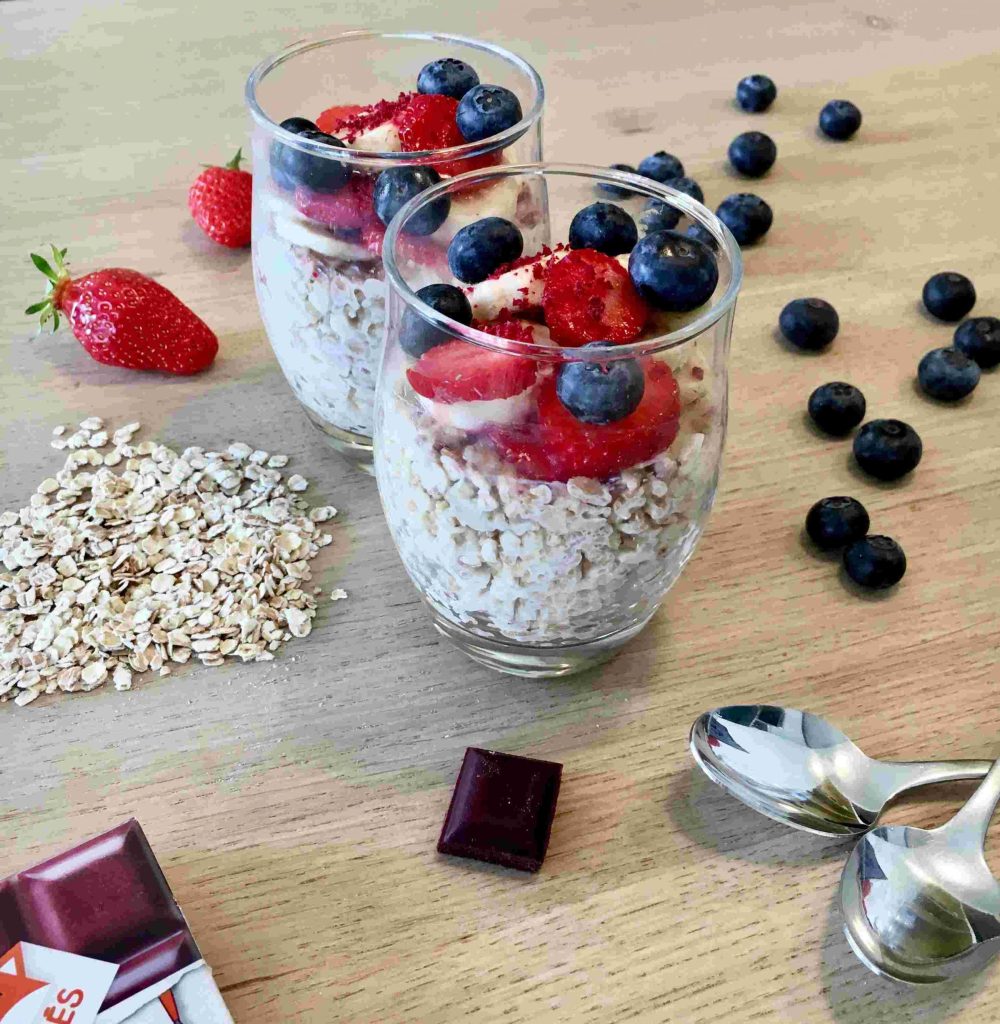 Porridge betterave fruits rouges recette