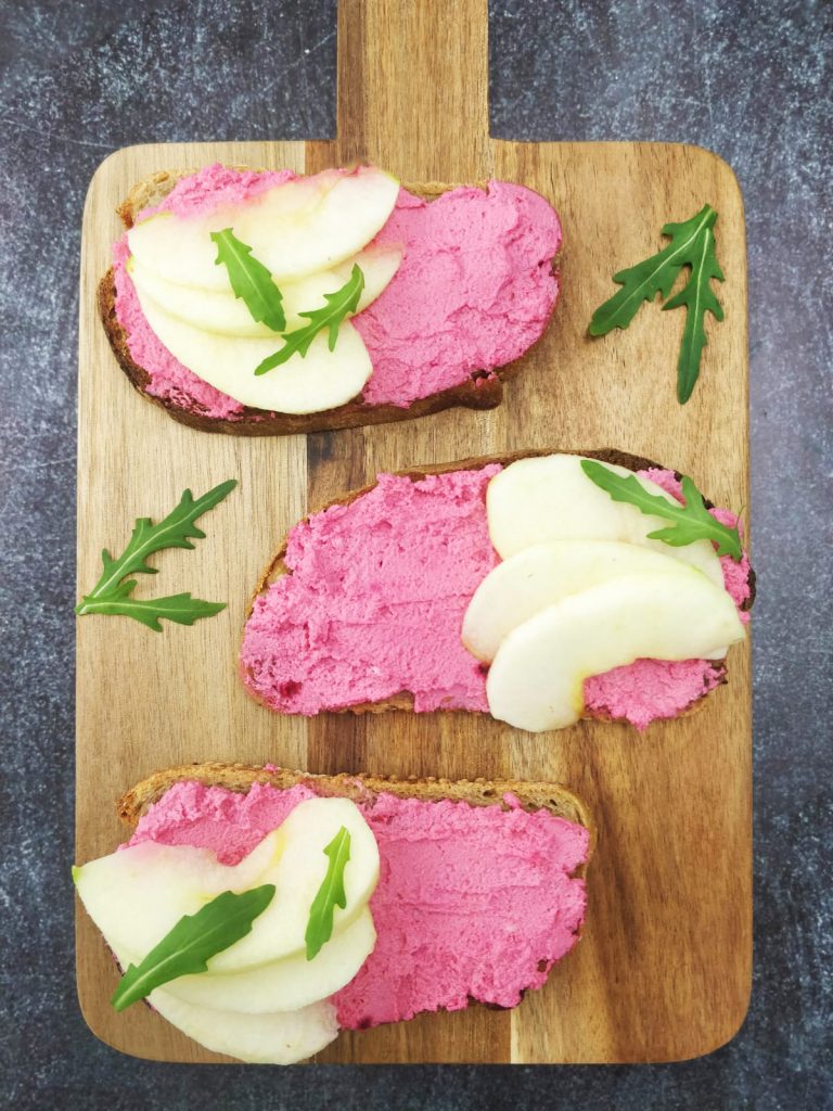 Tartines betterave pomme recette