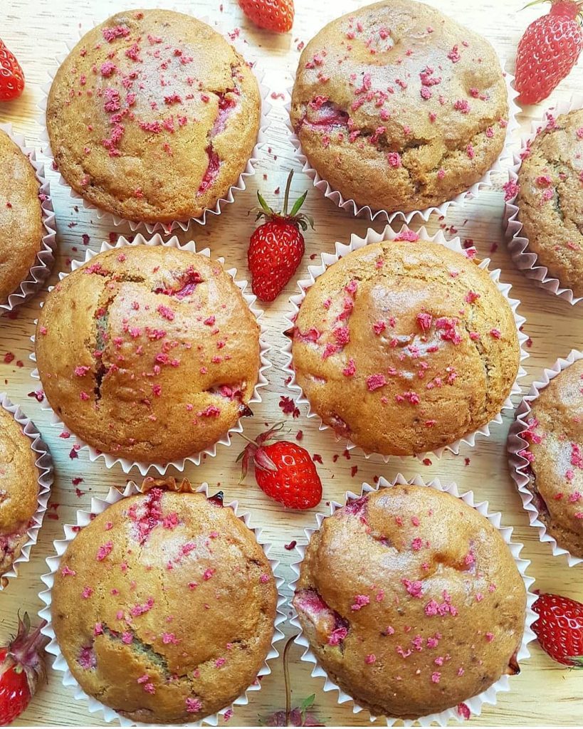 Muffin à la fraise recette