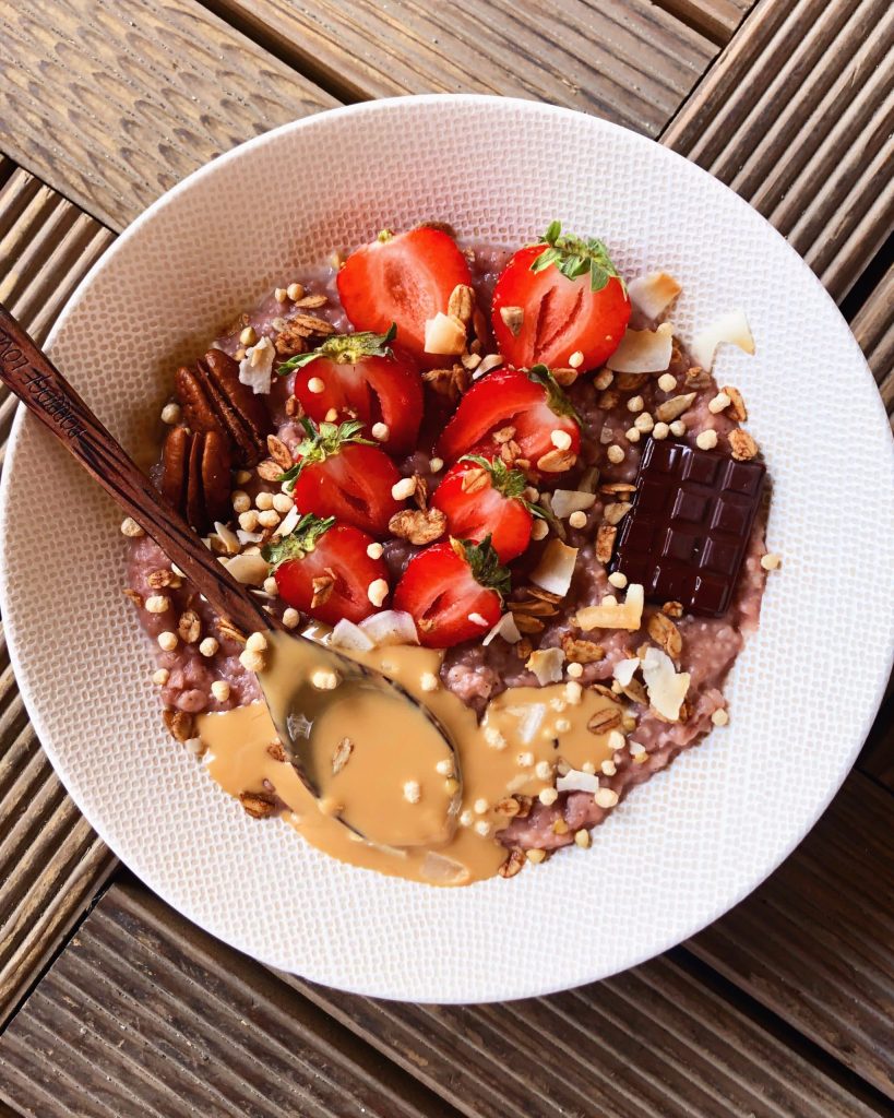 porridge-fraise-framboise-carrés-futés-recette