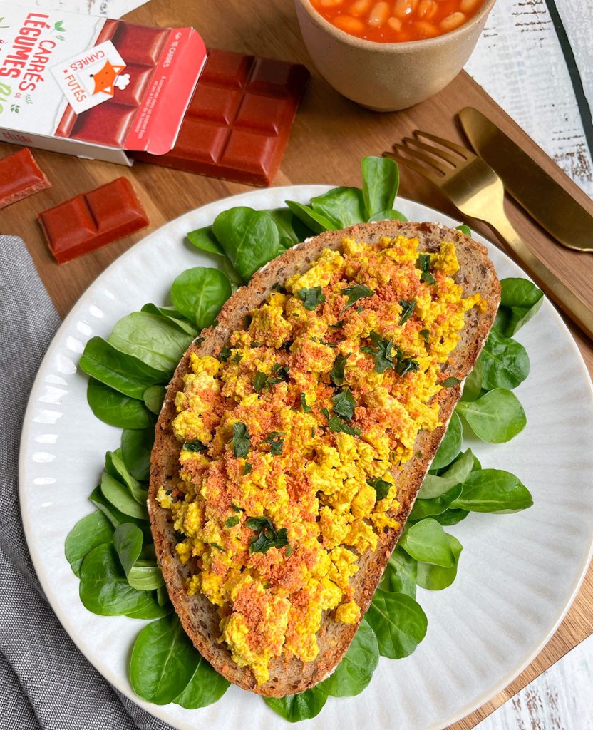 Tofu brouillé recette