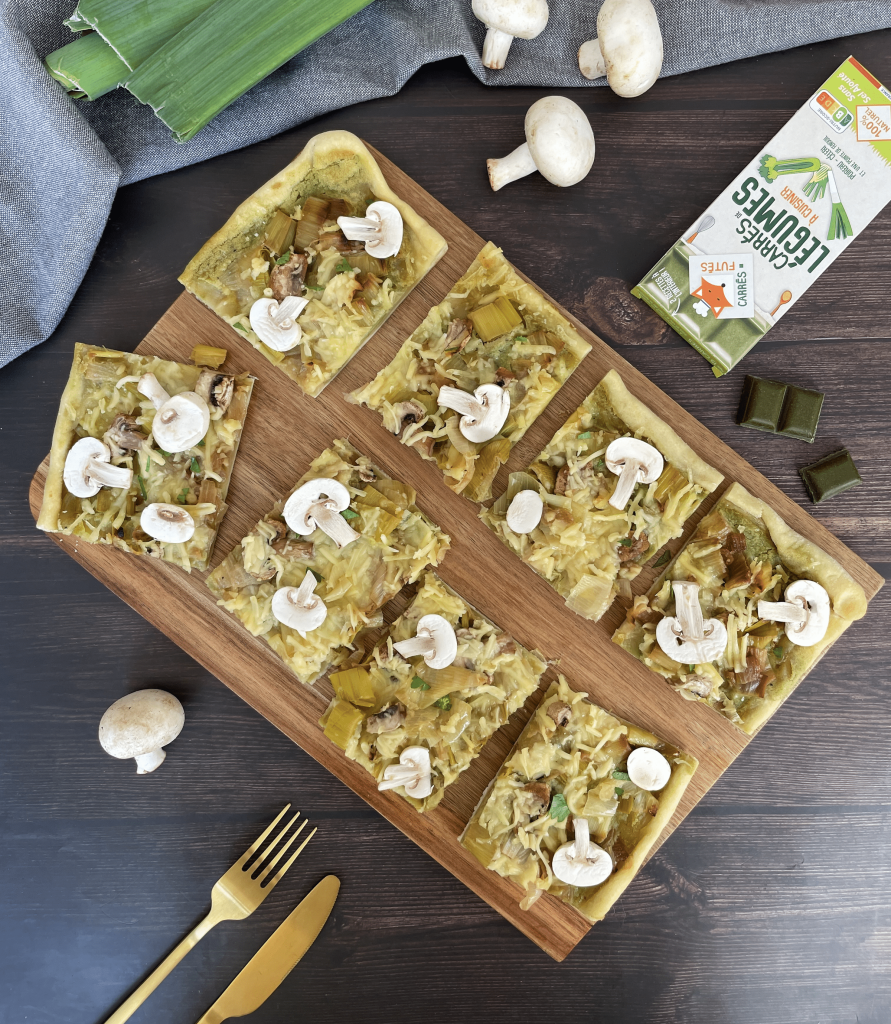 Flammekuche végétarienne recette