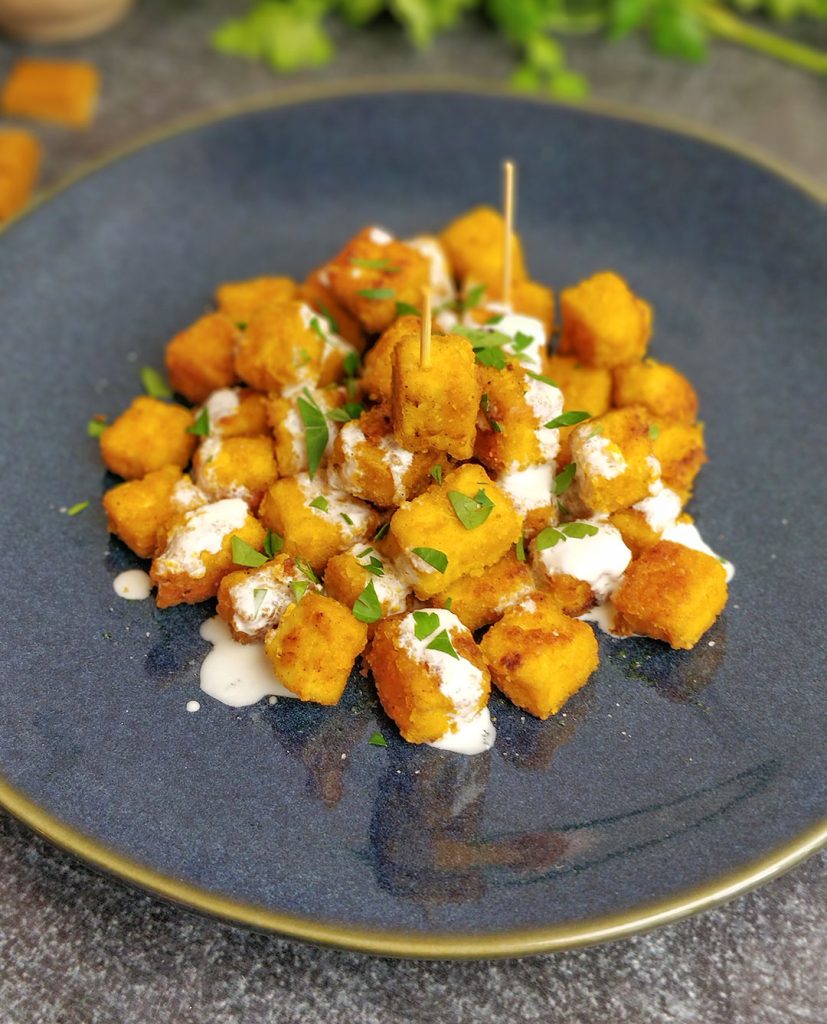 Bouchées de tofu au curry recette