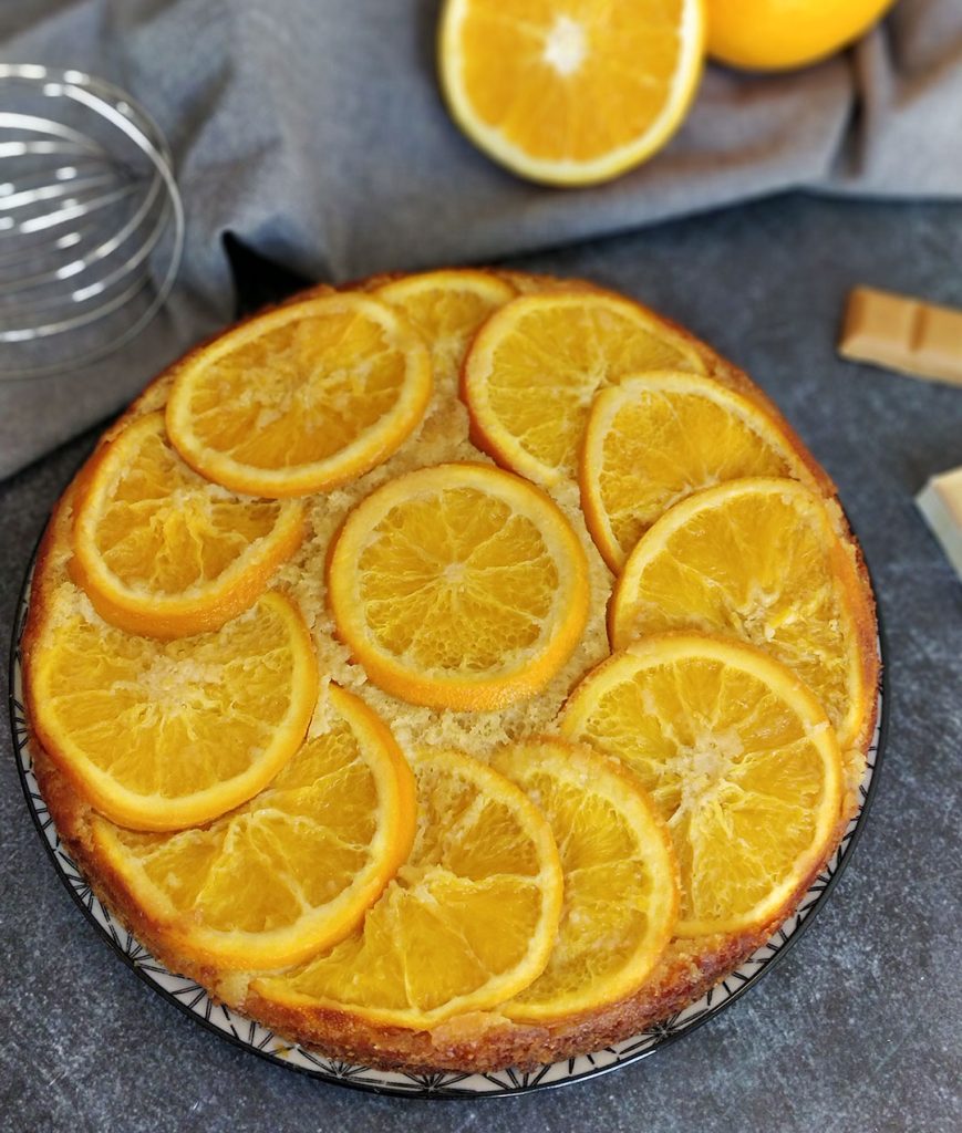 Gâteau renversé orange et citron recette
