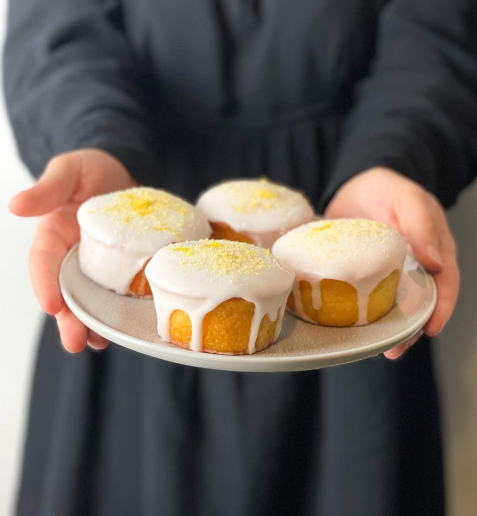 Muffins coeur citron mandarine recette