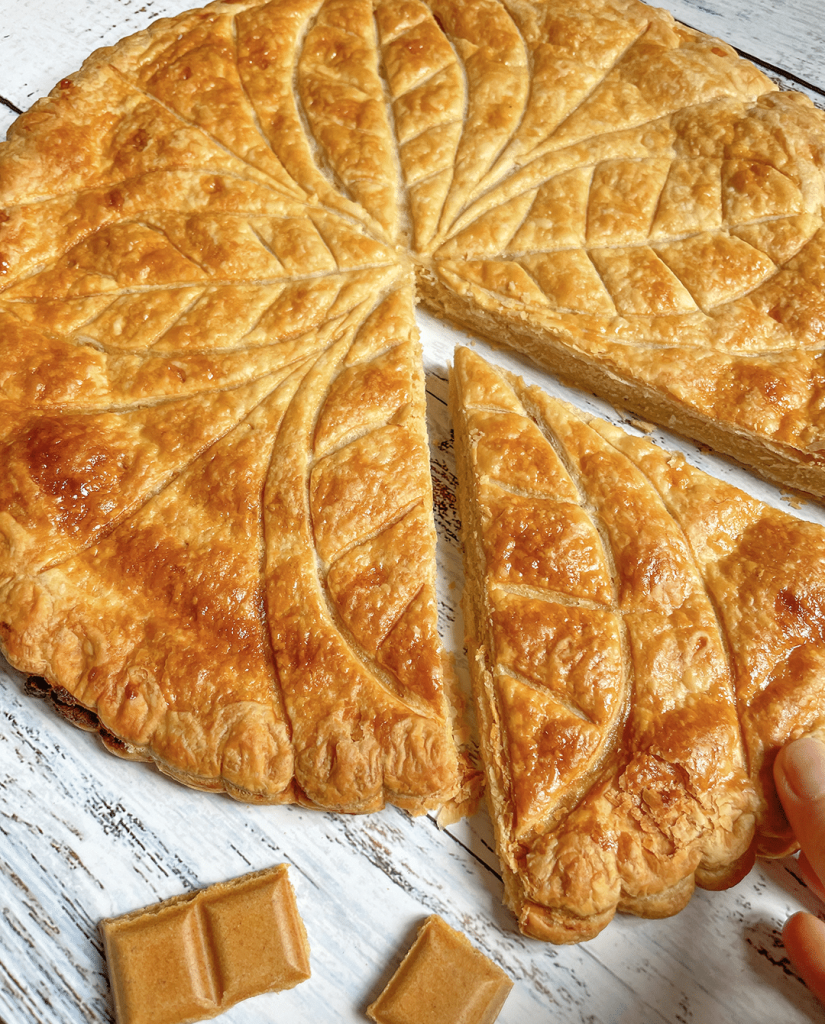 Galette des rois amande, citron et mandarine recette